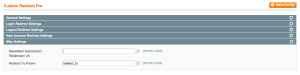Newsletter Subscription Redirect
