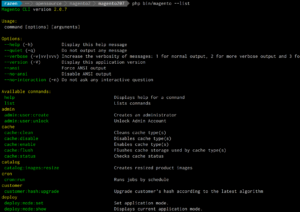 Magento2 CLI Commands